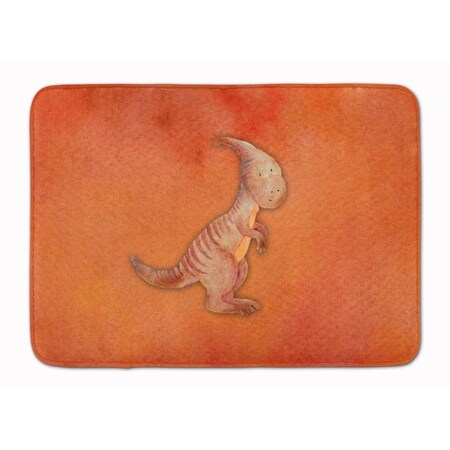 Carolines Treasures Parasaurolophus Watercolor Machine Washable Memory Foam Mat BB7400RUG